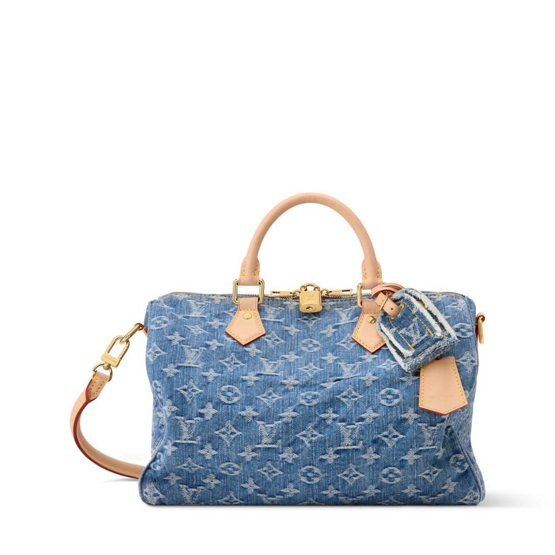 Speedy Soft 30 Monogram Denim - Handbags | LOUIS VUITTON